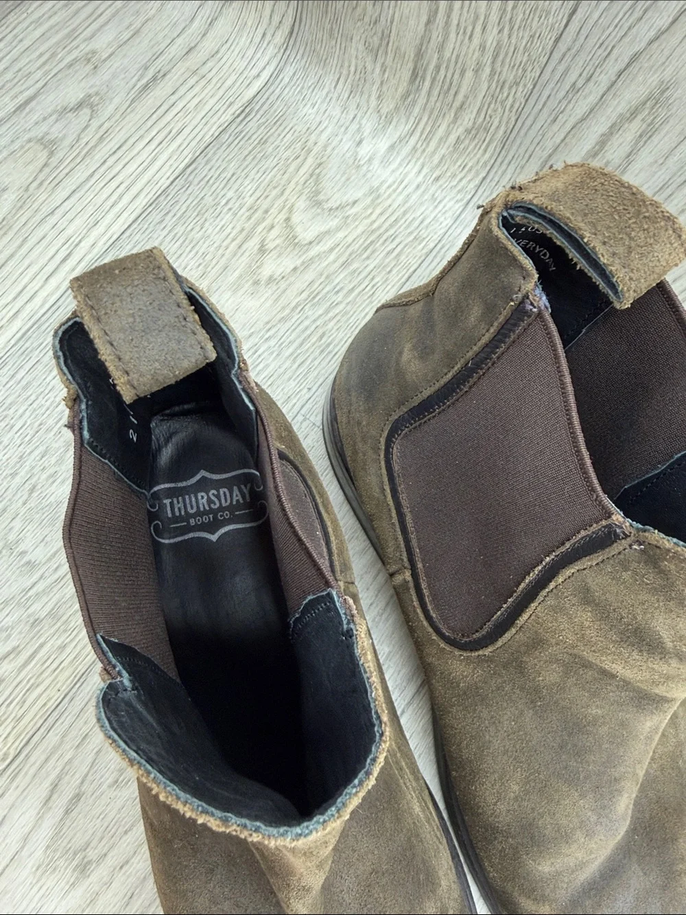 Thursday Boot Company Brown Suede Chukka Chelsea Boots